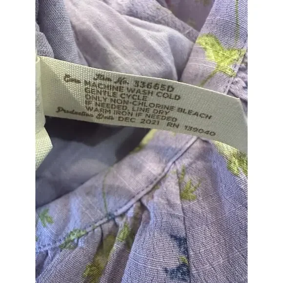 Matilda Jane Enchanted Garden Lavender Artist Floral Tiered Maxi Dress Size XXL - Picture 14 of 14